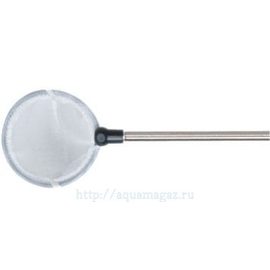 Сачок маленький круглый (диаметр 50 мм) Dennerle NANO Shrimp Net rsb для креветок и нано-рыб с раздвижной ручкой (24-62 см) из н