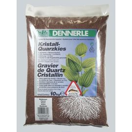 Гравий 1-2 мм, цветной Dennerle Kristall-Quarz 5 кг, цвет сланцево-серый