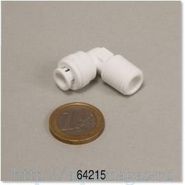 Фитинг 1/4 изогнутый для установки обратного осмоса JBL Osmose 120 JBL 1/4 Fitting gebogen fur JBL Osmose