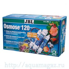 Установка обратного осмоса с угольным фильтром и фильтром тонкой очистки, производительность 120 литров в сутки JBL Osmose 120