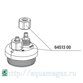 Гайка для крепления воздушных/СО2 шлангов, 3 шт. JBL Collar nut for air/CO2 hose (3x)