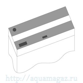 Створки пластиковые для аквариума ВИЖН 450