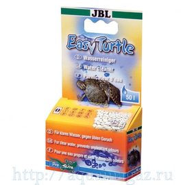 Препарат для устранения плохого запаха в террариумах с водными черепахами JBL EasyTurtle, 25 г