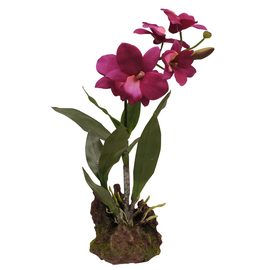 Искусственное растение, Орхидея пурпурная, 35см