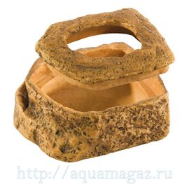 Кормушки-камни для подвижного корма Worm Dish, 11,5х9х5 см