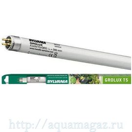 Лампа SYLVANIA Т5 Grolux 24Вт 54.9см, цоколь G5