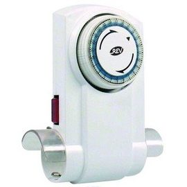 Таймер Ergo механический 2-х розеточный с принудительным включением и отключением на 24 часа с интрвалом 15 минут