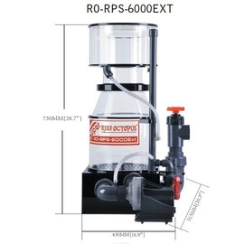 Флотатор RO-RPS-6000EXT внешний D300/515*430*730 до 3000л, помпа BB-5000S, 45Вт ,возд. 2100л/ч