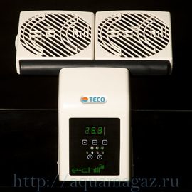 Вентилятор двойной аквариумный с термоконтролером