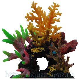 Композиция из кораллов пластик+силикон 19х18х18см