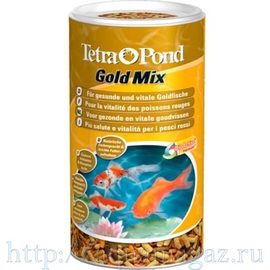 Pond GoldMix 1л, корм для золотых рыб смесь Pond GoldMix 1л, корм для золотых рыб смесь
