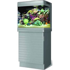 Аквариум MAX 250 морской  белый -  комплект (аквариум и тумба)