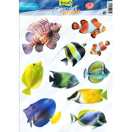 Набор наклеек Морские рыбы Tetra Deco Art