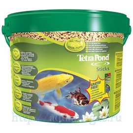 Pond Sticks 10л, корм для прудовых рыб, гранулы для основного питания Pond Sticks 10л, корм для прудовых рыб, гранулы для основного питания