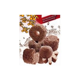 Наполнитель для фильтров керамический высокопористый 3DM NUGGETS (цилиндры) ?12-14x10-12мм, 5 литров