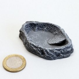 JBL Reptil Bar GREY XS - Поилка/кормушка для рептилий, серая, 6 х 4 х 1 см