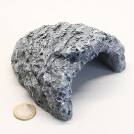 JBL ReptilCava GREY S - Пещера для террариумных животных, серая, 11 х 11,5 х 6,5 см
