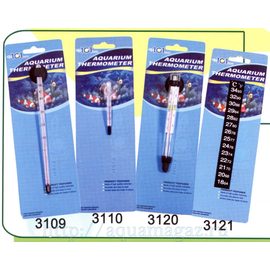 Термометр стеклянный на присоске, тонкий (3109)
