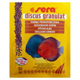 Корм для рыб Sera Discus Granulat 12 г (пакетик)