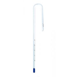 Термометр навесной на стенку аквариума с белой шкалой для стекла толщиной 8 мм ADA NA Thermometer J-08WH