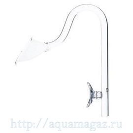 Стеклянная подающая трубка для аквариумов длиной 90 см, диаметр 13 мм, диаметр горловины 50 мм ADA Lily Pipe Outflow P-4/13