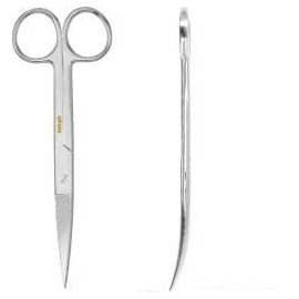Средние ножницы для стрижки растений с изогнутыми концами ADA Do Scissors M Curve type