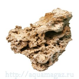 Камень Песчаник пещеристый желтый ,кг