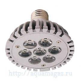 Лампа LED aquasunspot 7 16000К цоколь Е 27, 230В/7 Ватт