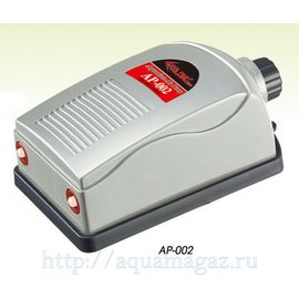 Компрессор СИЛОНГ AP-002, двухканальный, 5Вт, 2х2,5л/мин с регулятором
