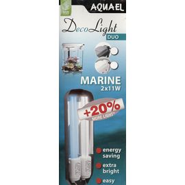 Cветильник DECOLIGHT DUO MARINE черный (2x11W), с креплением для NanoReef