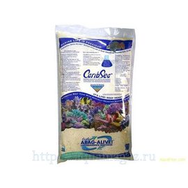 Грунт CaribSea Bahamas Oolite Песок живой арагонитовый 0,25-1мм 9,07 кг