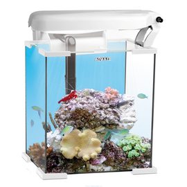 Аквариум морской NANO REEF  30, белый 30л (30x30x35), (спец.освещение Ecolight 2х11 Вт, лампа Marine, лампа Actinic,фильтр FZN-1