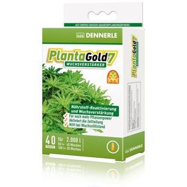 Dennerle Planta Gold 7 - Стимулятор роста для всех аквариумных растений в капсулах, 20 шт. на 1000 л