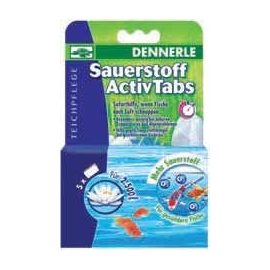 Средство для мгновенной помощи задыхающимся рыбам в садовом пруду Dennerle Oxygen Activ Tabs, 5 шт.