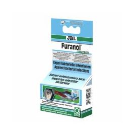 JBL Furanol Plus 250 - Препарат против внутренних и внешних бактериальных инфекций, 20 табл. на 500 л воды