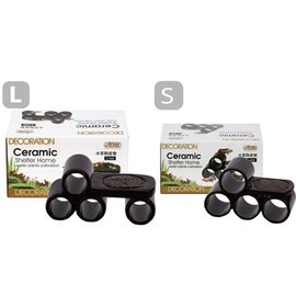 Керамическая площадка с сеткой из нержавеющей  стали для культивации растений и укрытие для рыб и креветок L