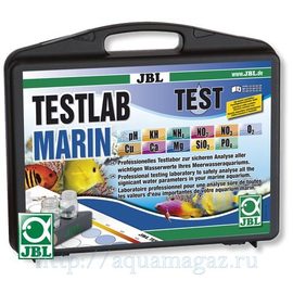 Водонепроницаемый пластиковый чемодан, содержащий набор из 10-ти тестов для всестороннего анализа качества морской воды JBL Test