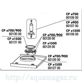 Прокладка крышки роторной камеры для фильтров CristalProfi e JBL impeller cover seal CPe700/1-900/1