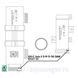 Прокладка кварцевого кожуха для UV-C стерилизаторов 5-36 Вт JBL O-ring for 5-36W connection Прокладка кварцевого кожуха для UV-C стерилизаторов 5-36 Вт JBL O-ring for 5-36W connection