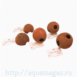 Пещера из целой кожуры кокоса среднего размера JBL Cocos Cava