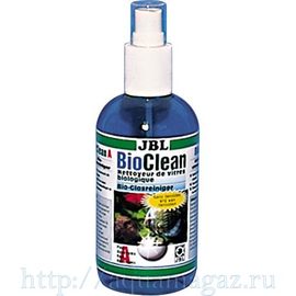 Эффективное средства для мытья стекол аквариума с внешней стороны JBL BioClean A, 250 мл