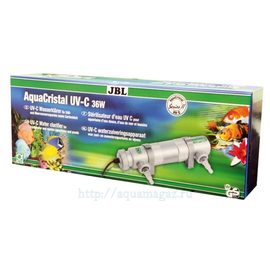 Ультрафиолетовый стерилизатор воды для аквариумов с пресной и морской водой и прудов JBL  JBL AquaCristal UV-C SERIES II 36 Вт