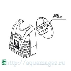 Передняя крышка с регулятором для помпы ProFlow t300 JBL Front cover with regulator ProFlow t300