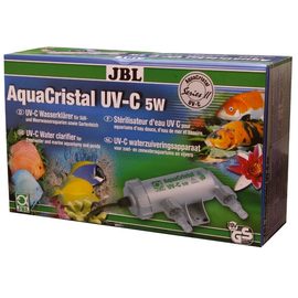 Ультрафиолетовый стерилизатор воды для аквариумов с пресной и морской водой и прудов JBL  JBL AquaCristal UV-C SERIES II 5 Вт