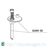 Сменная крепежная пластина с трубкой для JBL ProFlora CO2 CountSafe JBL CO2 CountSafe retaining plate + tube