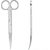 Средние ножницы для стрижки растений с изогнутыми концами ADA Do Scissors M Curve type Средние ножницы для стрижки растений с изогнутыми концами ADA Do Scissors M Curve type