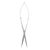 Пружинящие ножницы для тримминга мха (прямые режущие кромки) ADA Pro Scissors Spring (Curve Type)