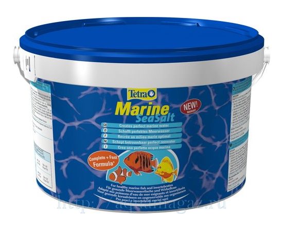 TetraMarine Seasalt морская соль для подготовки воды 8 кг
