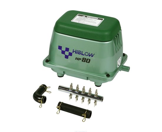 Компрессор HIBLOW Modell 80 4680л/ч 85Вт Компрессор HIBLOW Modell 80 4680л/ч 85Вт