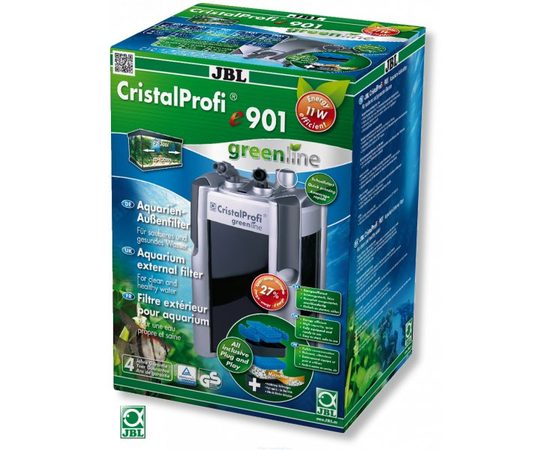 Экономичный внешний фильтр для аквариумов от 90 до 300 литров JBL CristalProfi e901 greenline